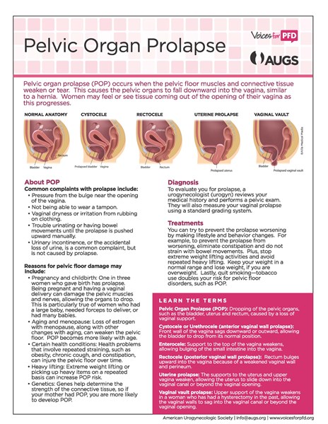 The Major Types of Pelvic Organ Prolapse and Their Differences